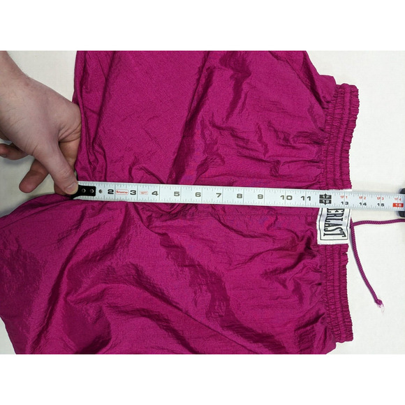 Vintage Everlast Tracksuit size Small Pink 2 Piece Windbreaker Suit Boxing Gym - Picture 12 of 16